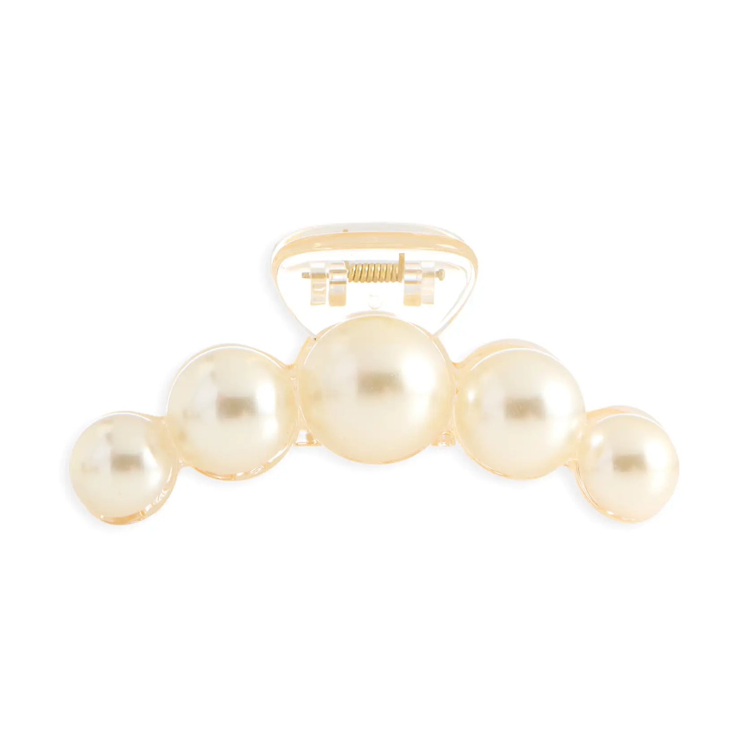Clear Pearl Claw Clip