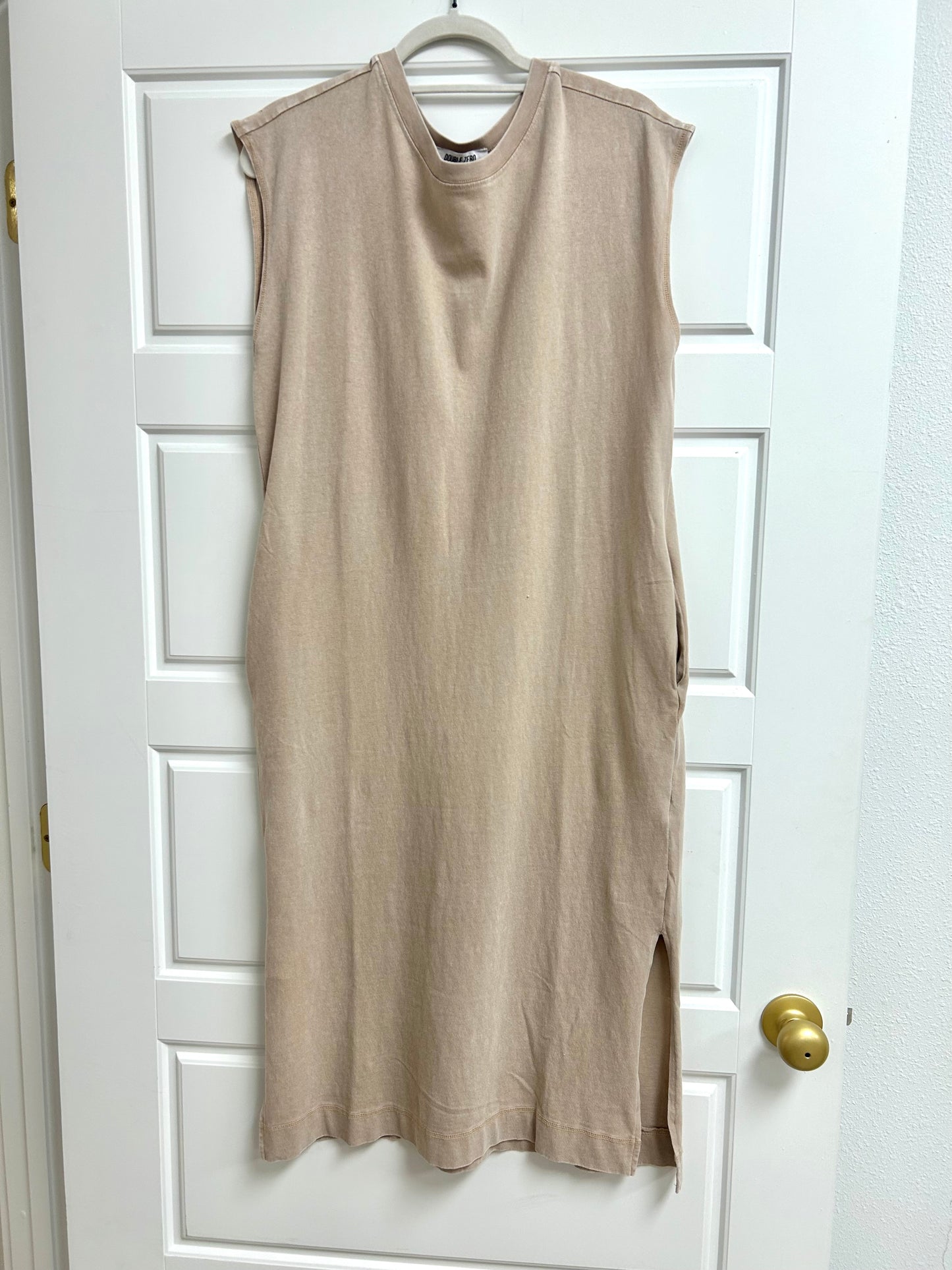 Tan Muscle Tee Dress