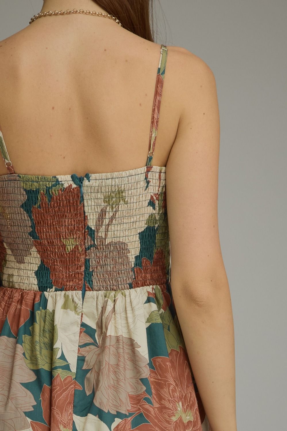Kristen Fall Floral Maxi Dress