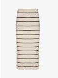 Isabella Skirt in Sand Stripe