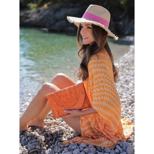 Simonetta Clutch in Orange