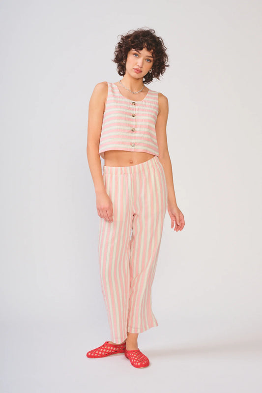 FINAL SALE Flynn Pant in Tennis Blush