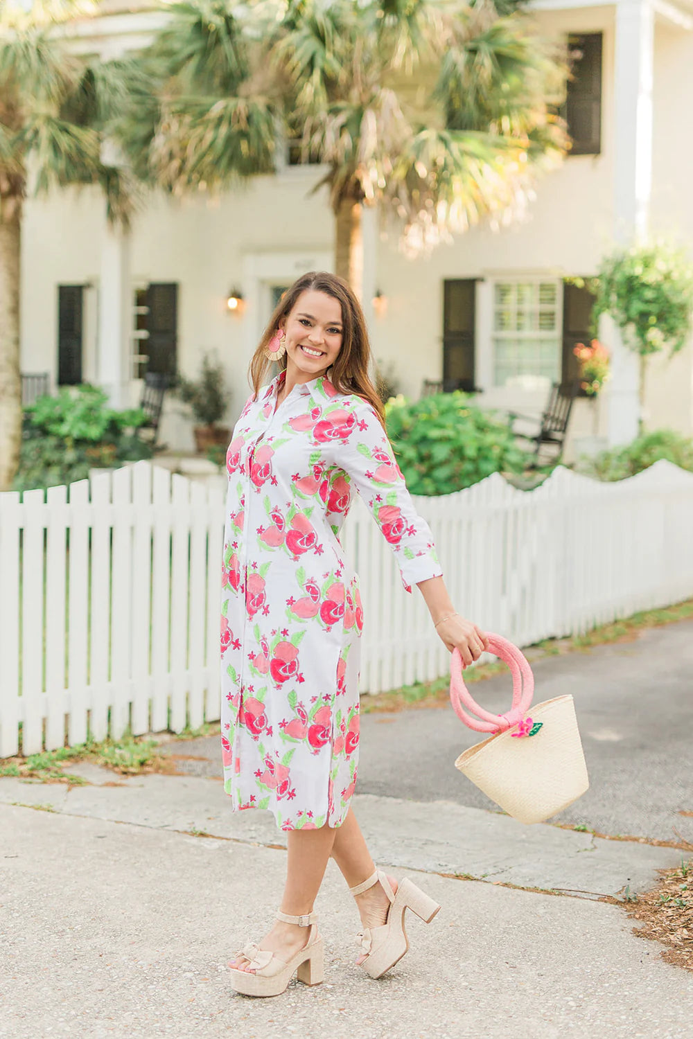 French Quarter Short Dress in Lemon Meringue