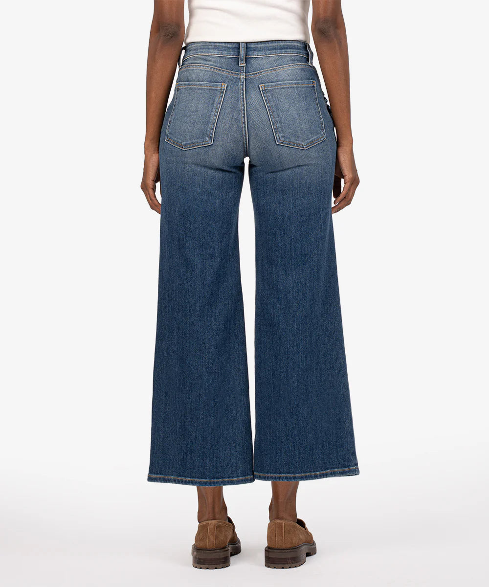 FINAL SALE Meg High Rise Ankle Flare in Superb