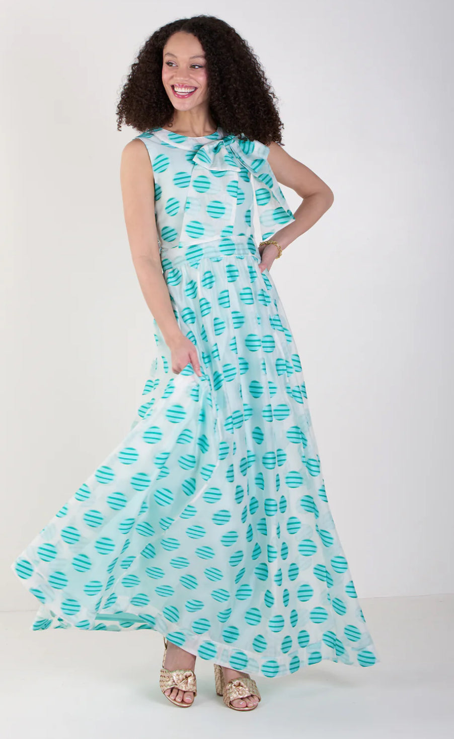 FINAL SALE Bella Maxi in Dew Drop