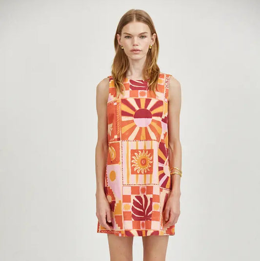 Palmarosa Linen Mini Dress