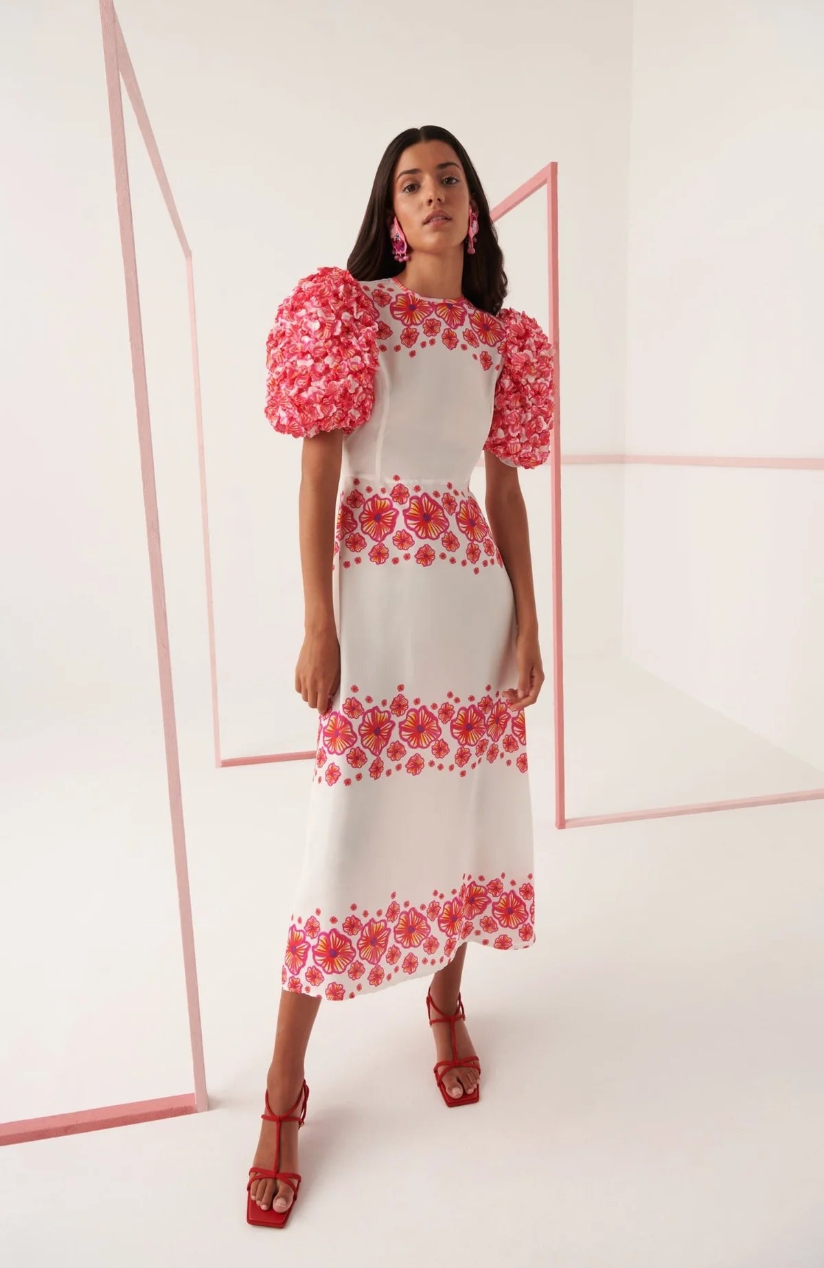 FINAL SALE NATURA FLORAL DRESS