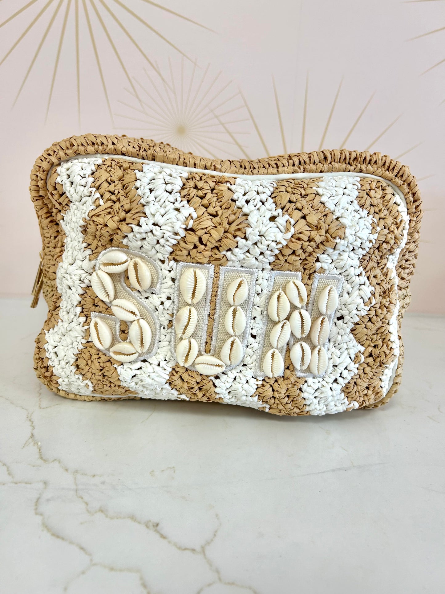 Sun Seashell Makeup Bag
