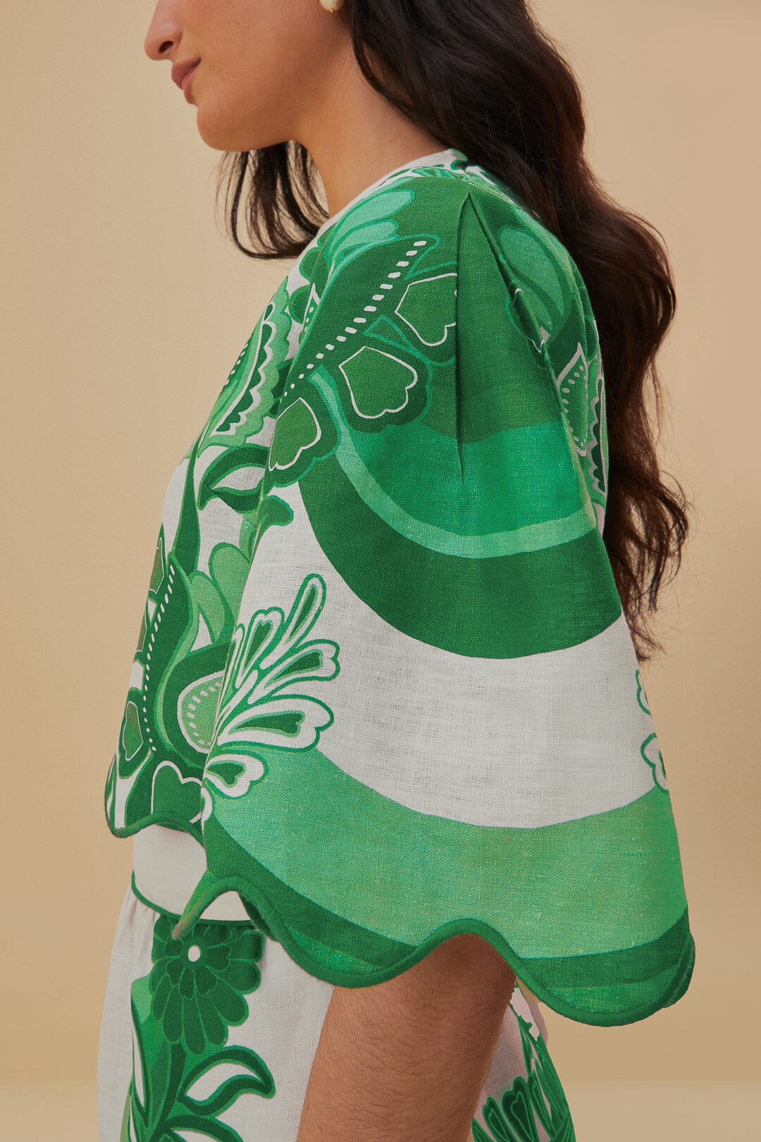 Color Festival Green Blouse