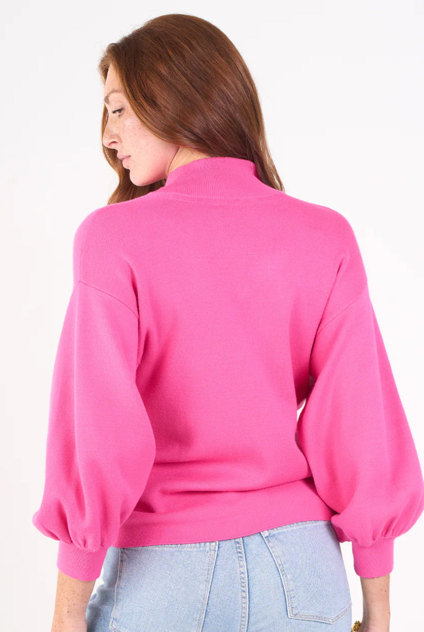 Lolli Sweater in Fuchsia Fedora