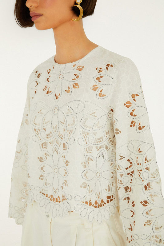 Velma Ivory Daydream Blouse
