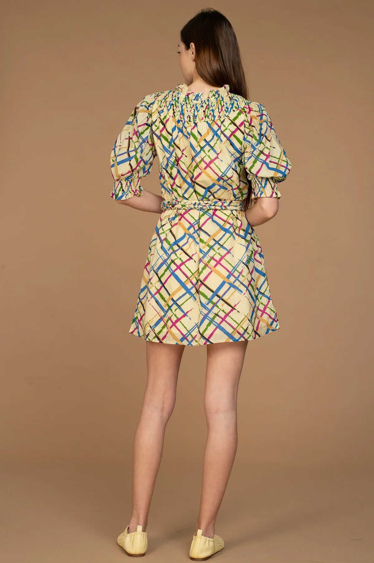 Bea Dress in Mad for Plaid