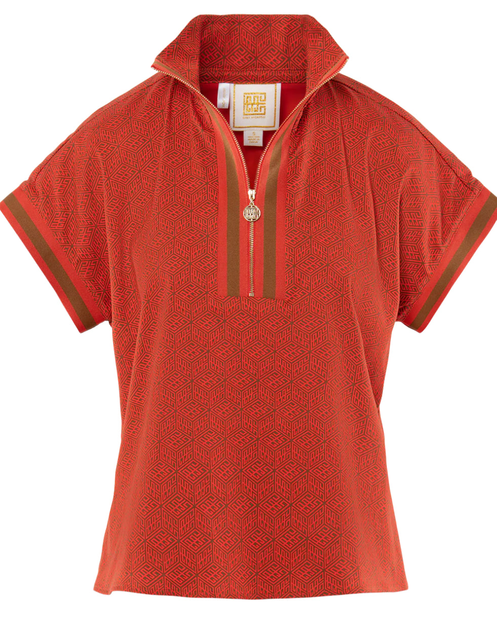 Poppy Pullover in Red Tonal