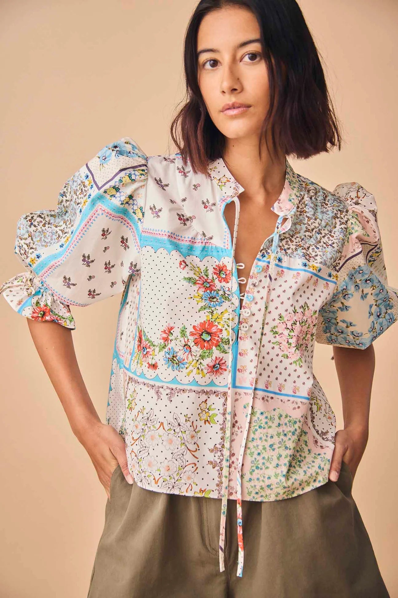 Rory Top in Patchwork
