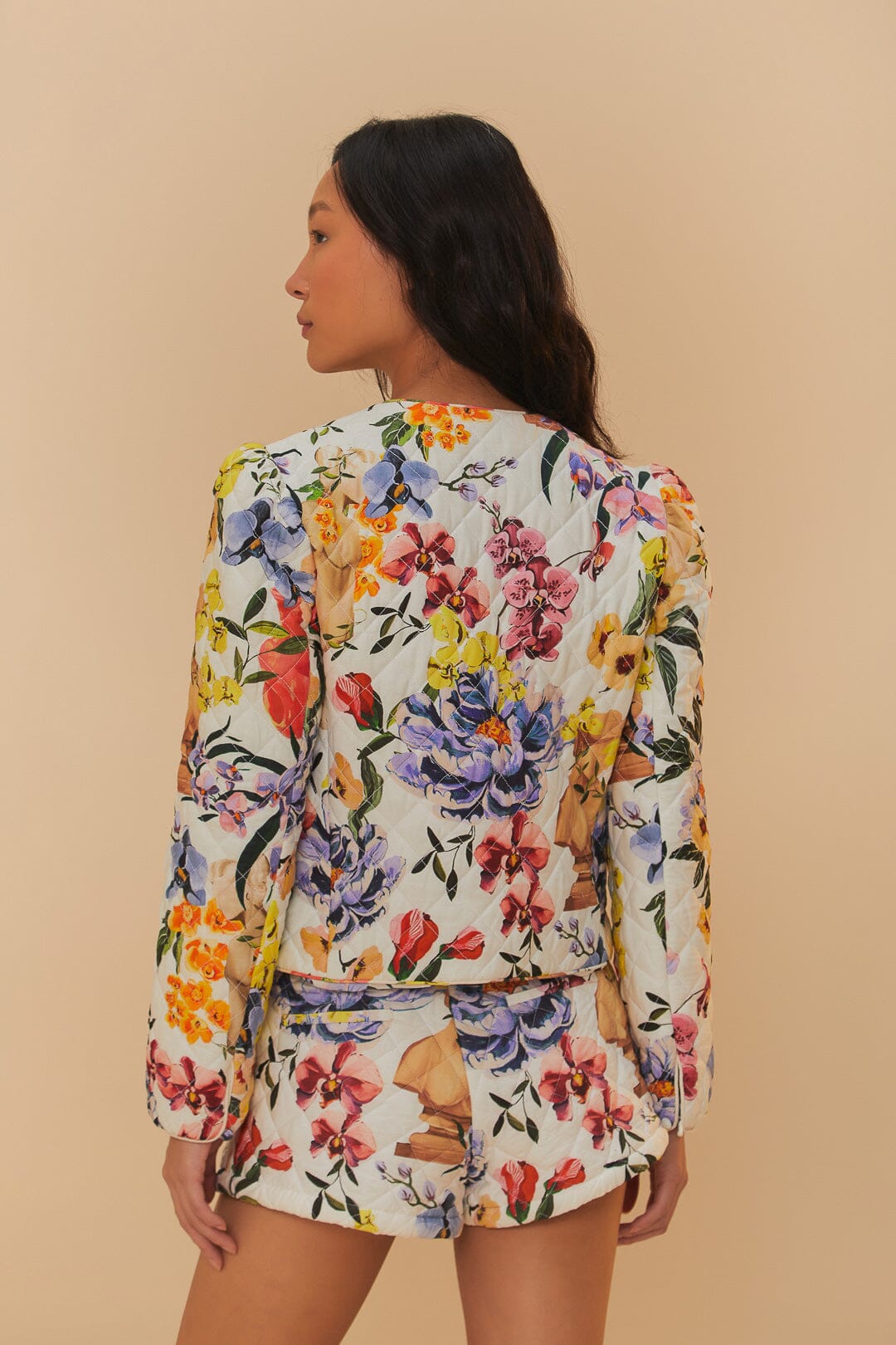 Greek Garden Off White Coat