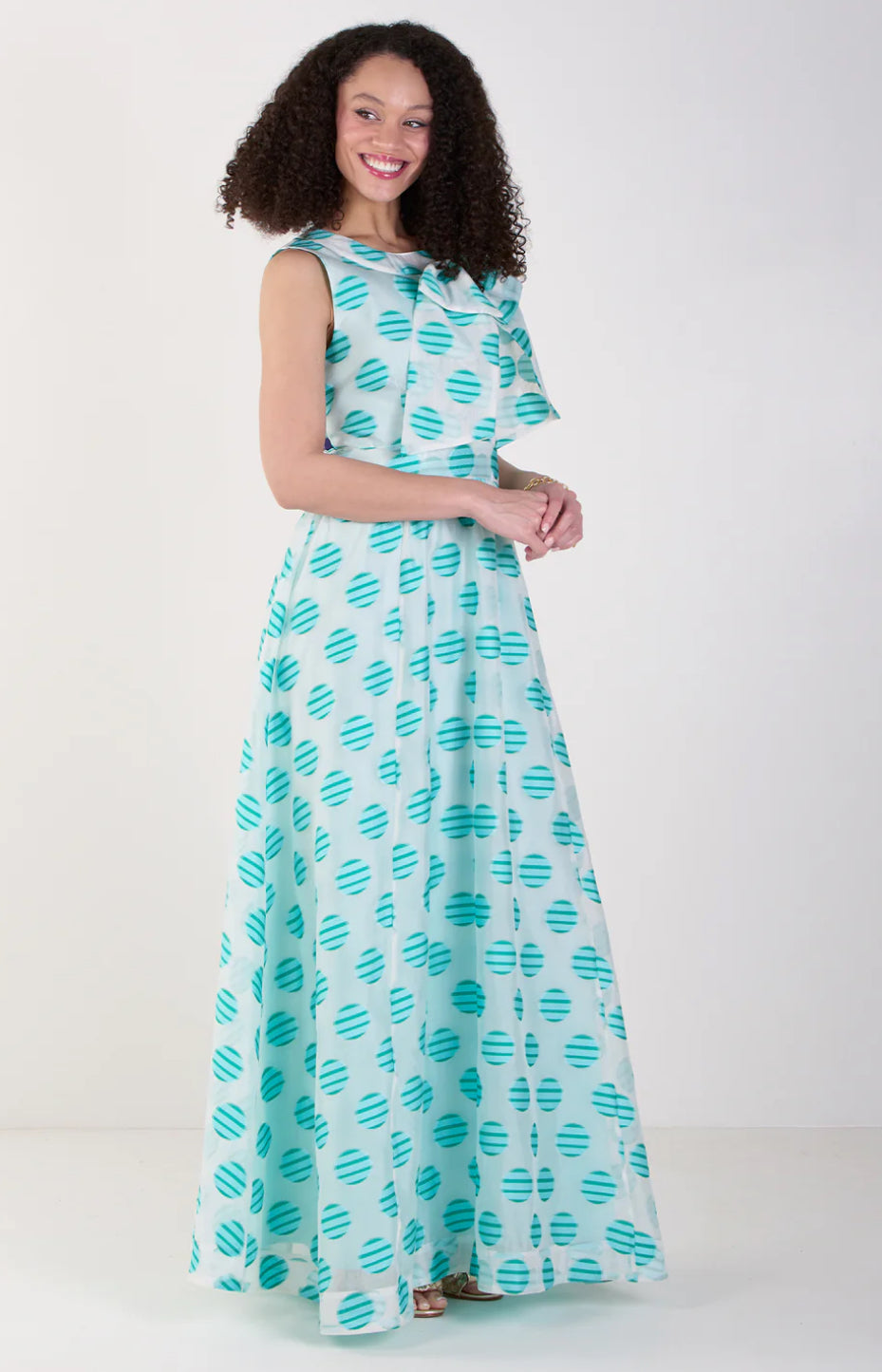 FINAL SALE Bella Maxi in Dew Drop