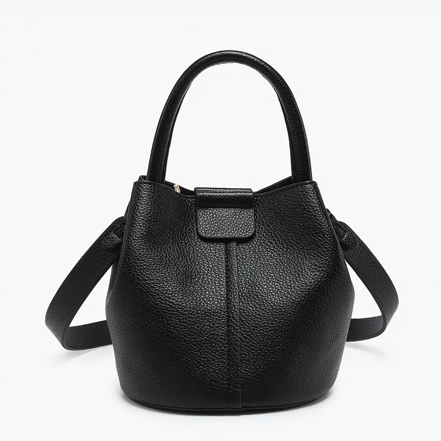 Farrah Bucket Bag in Black
