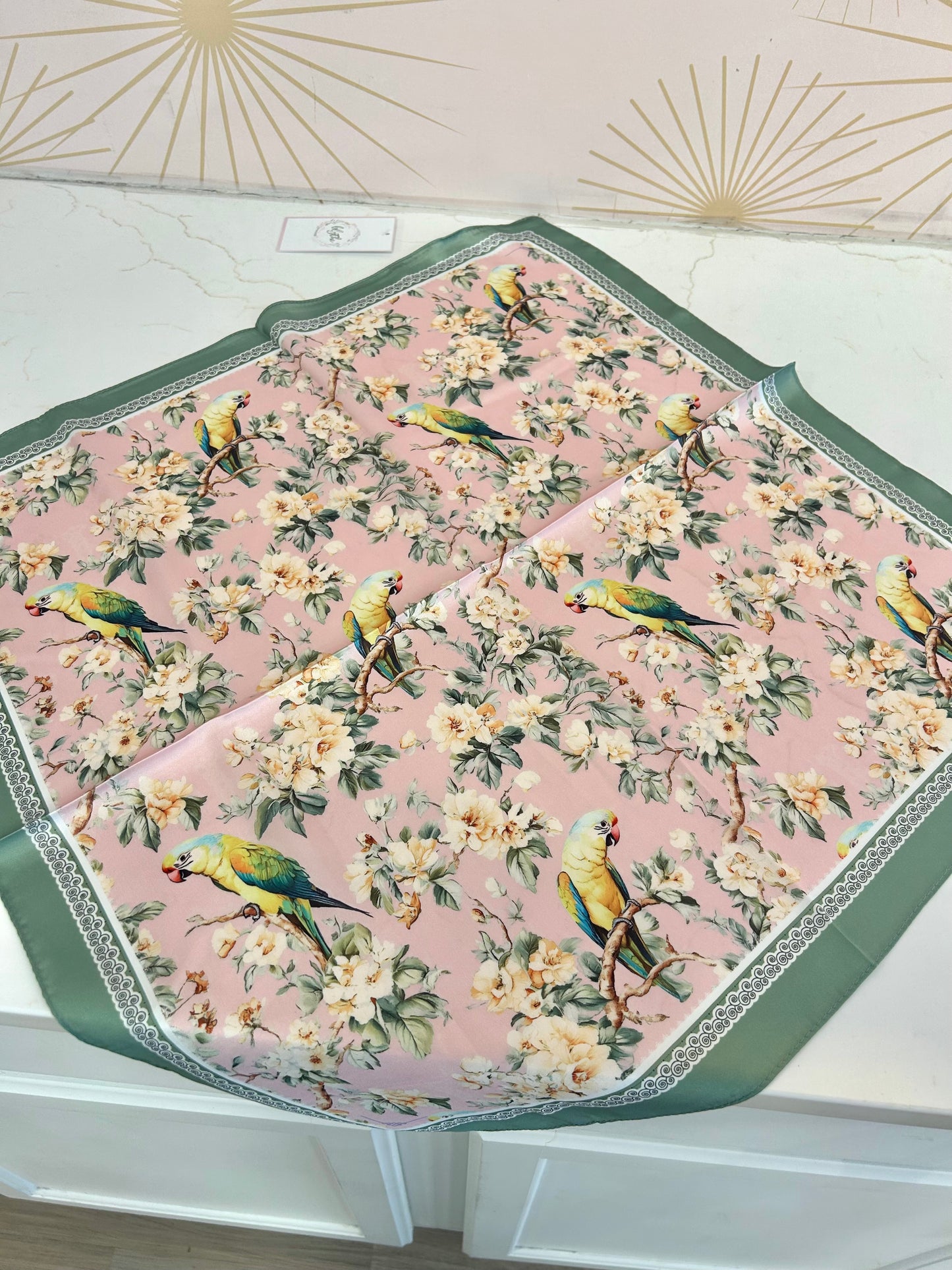 Parrot Garden Scarf