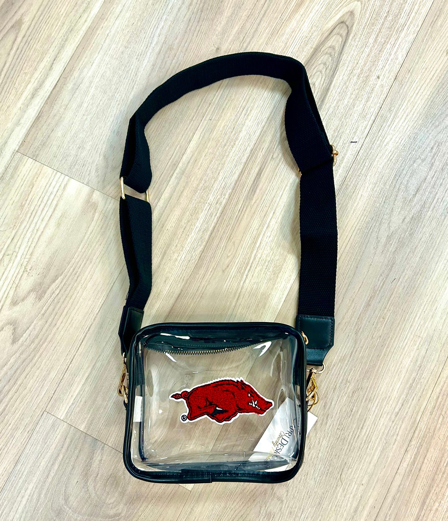 Razorback Clear Crossbody Bag
