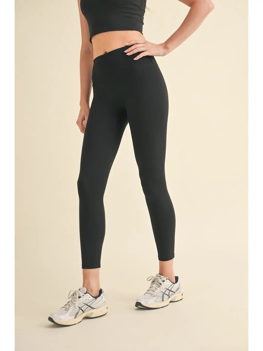 Black Aligned High-Rise Leggings