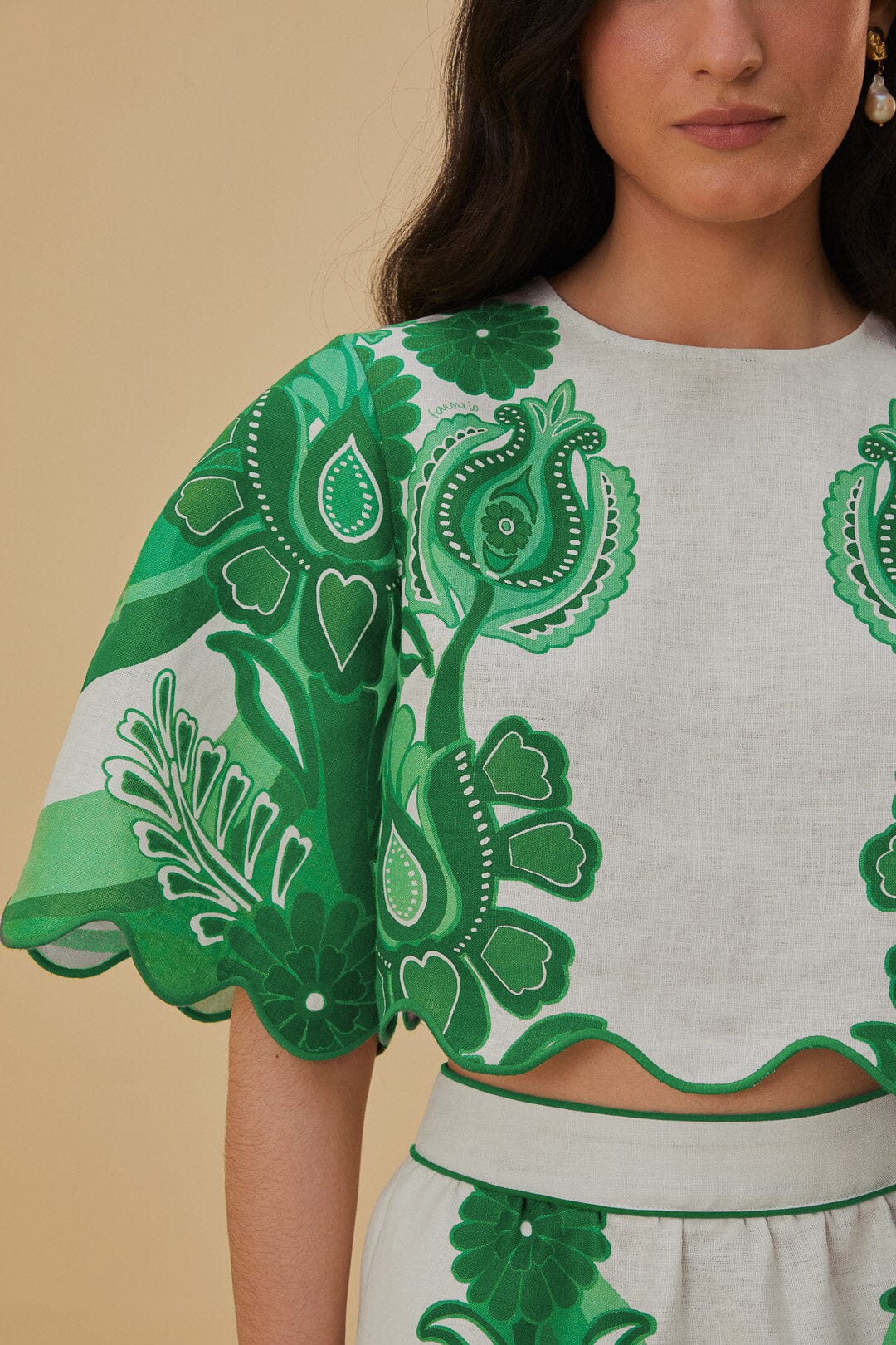 Color Festival Green Blouse