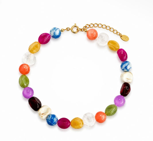 Sarah Color Pop Beaded Necklace