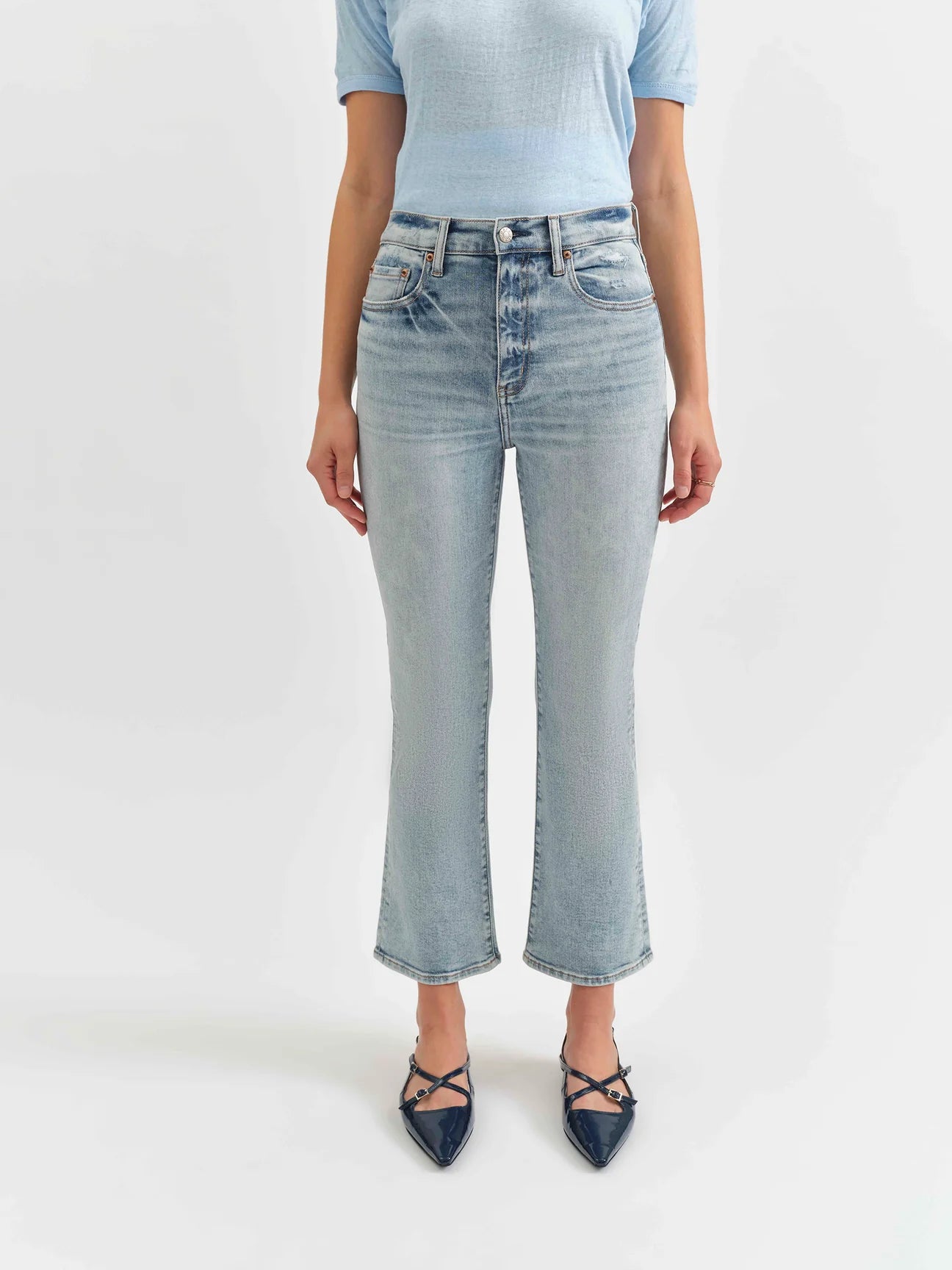 Shy Girl Crop Flare in Shy Girl crop flare in Miracle