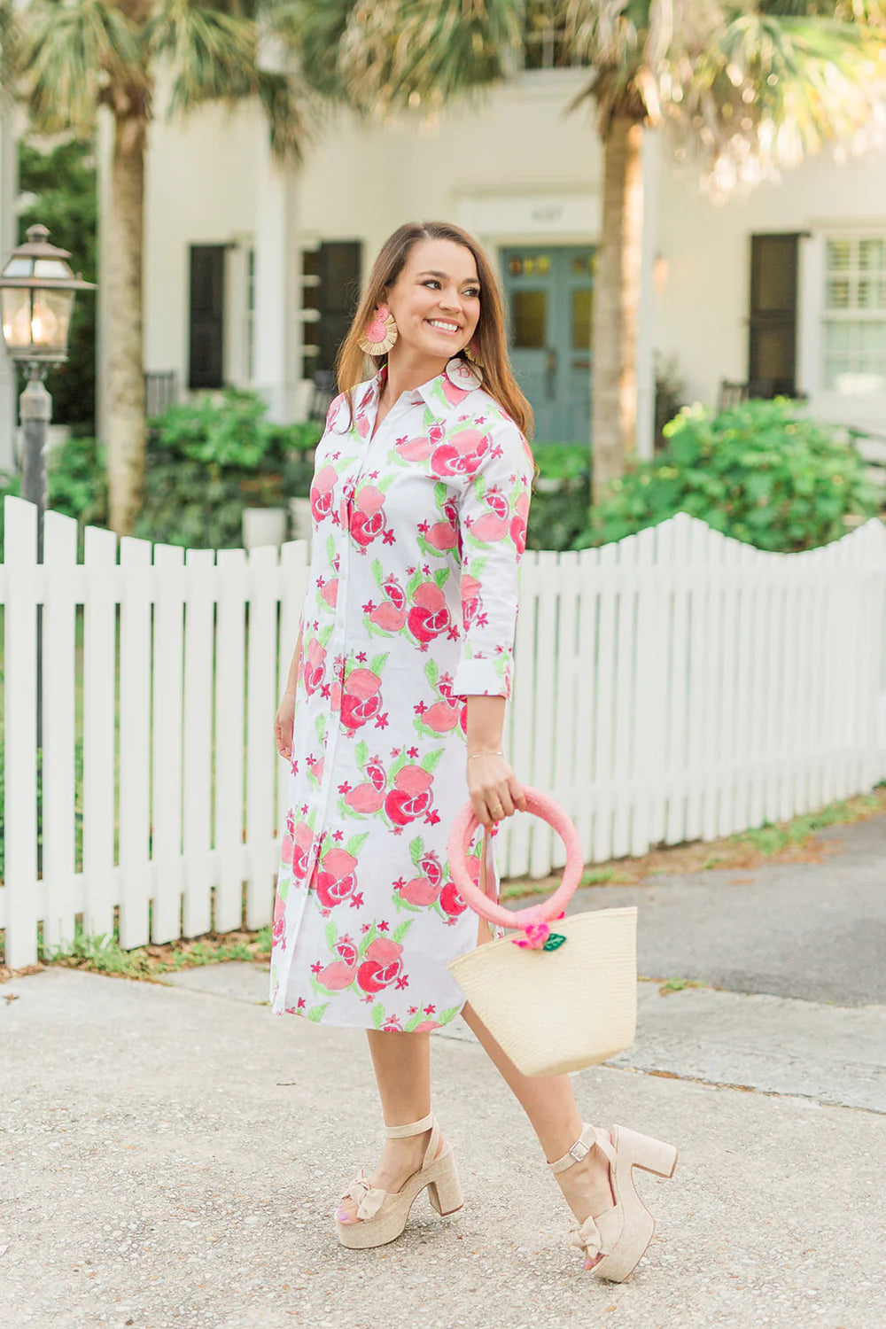 French Quarter Short Dress in Lemon Meringue