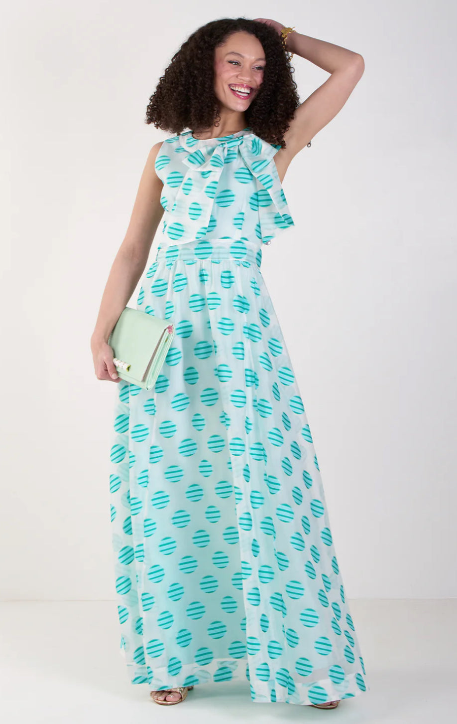 FINAL SALE Bella Maxi in Dew Drop