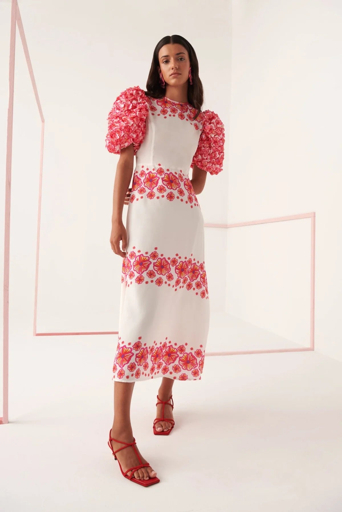 FINAL SALE NATURA FLORAL DRESS