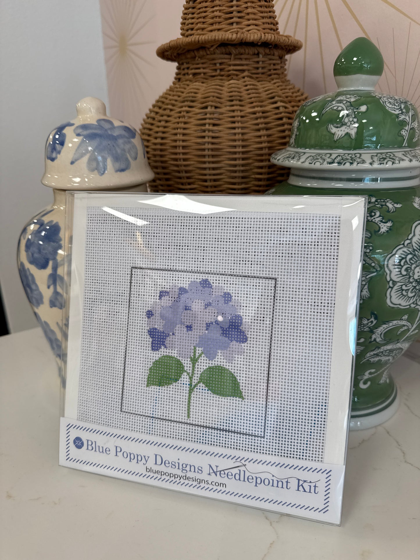 Hydrangea Needlepoint Kit