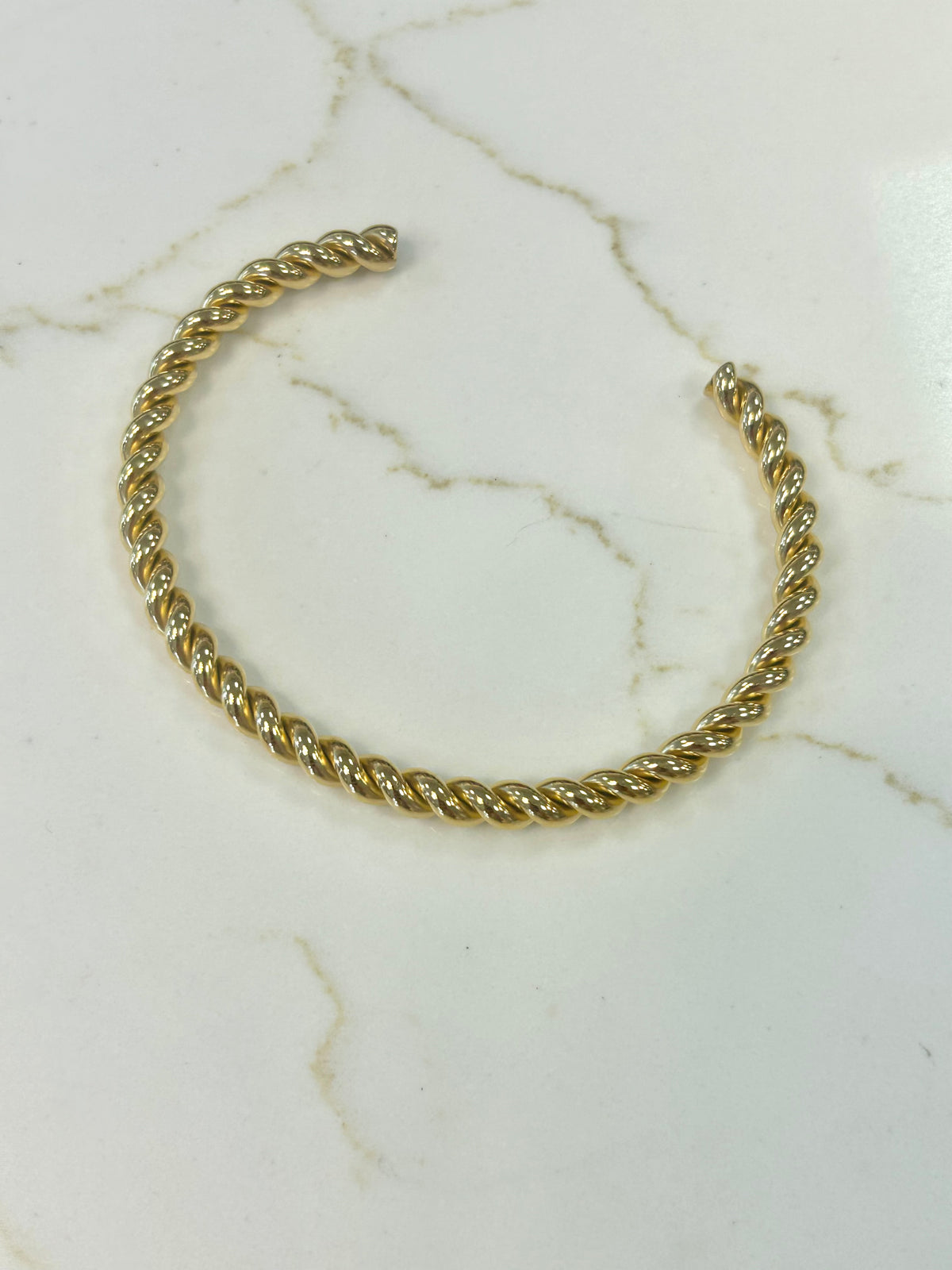 Twisted Gold Cuff