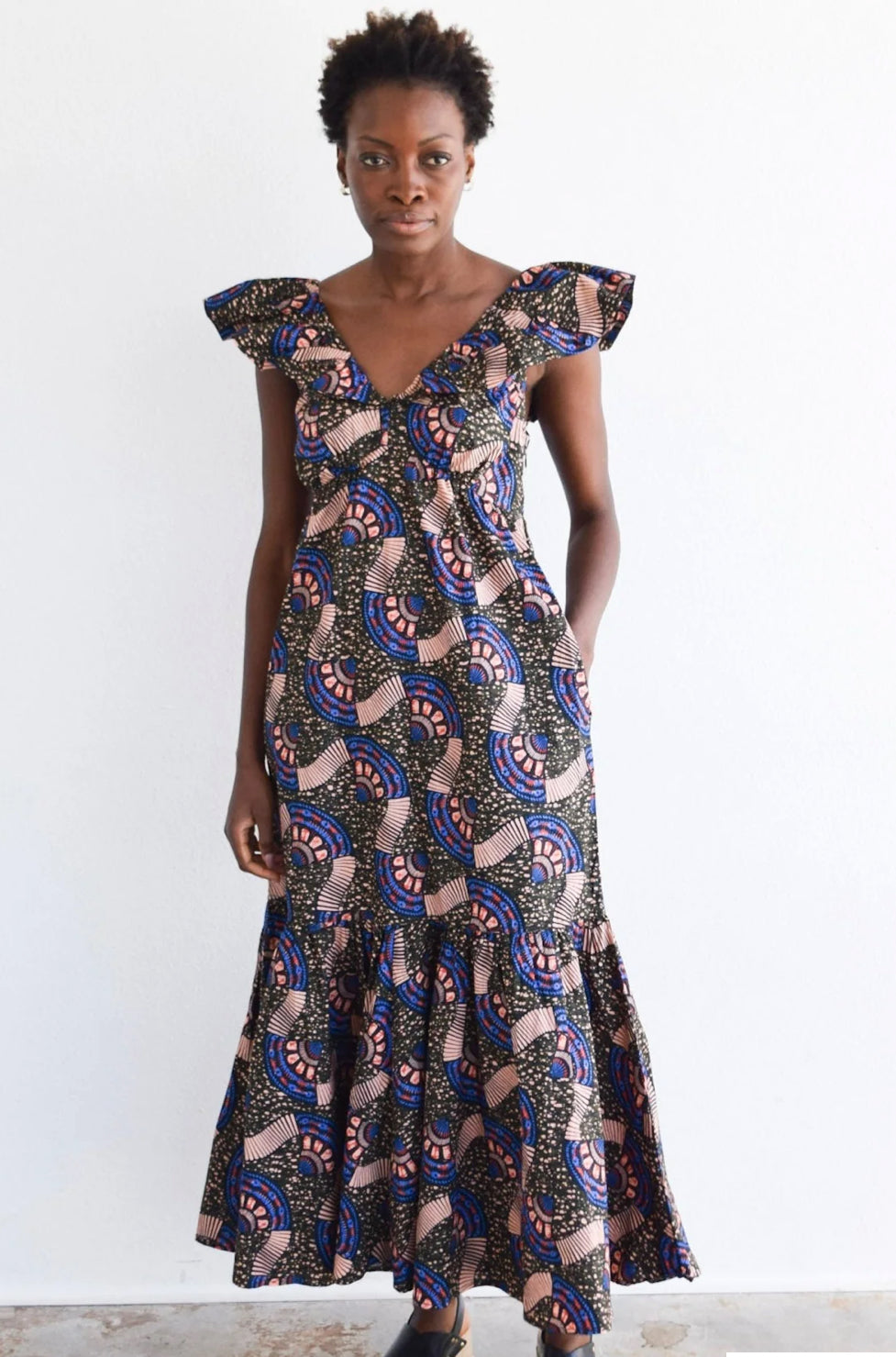 Final Sale-Isabelle Dress in Multi Print