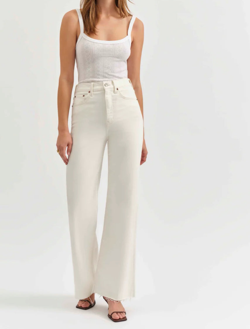 Far Out Wide Leg in Cream