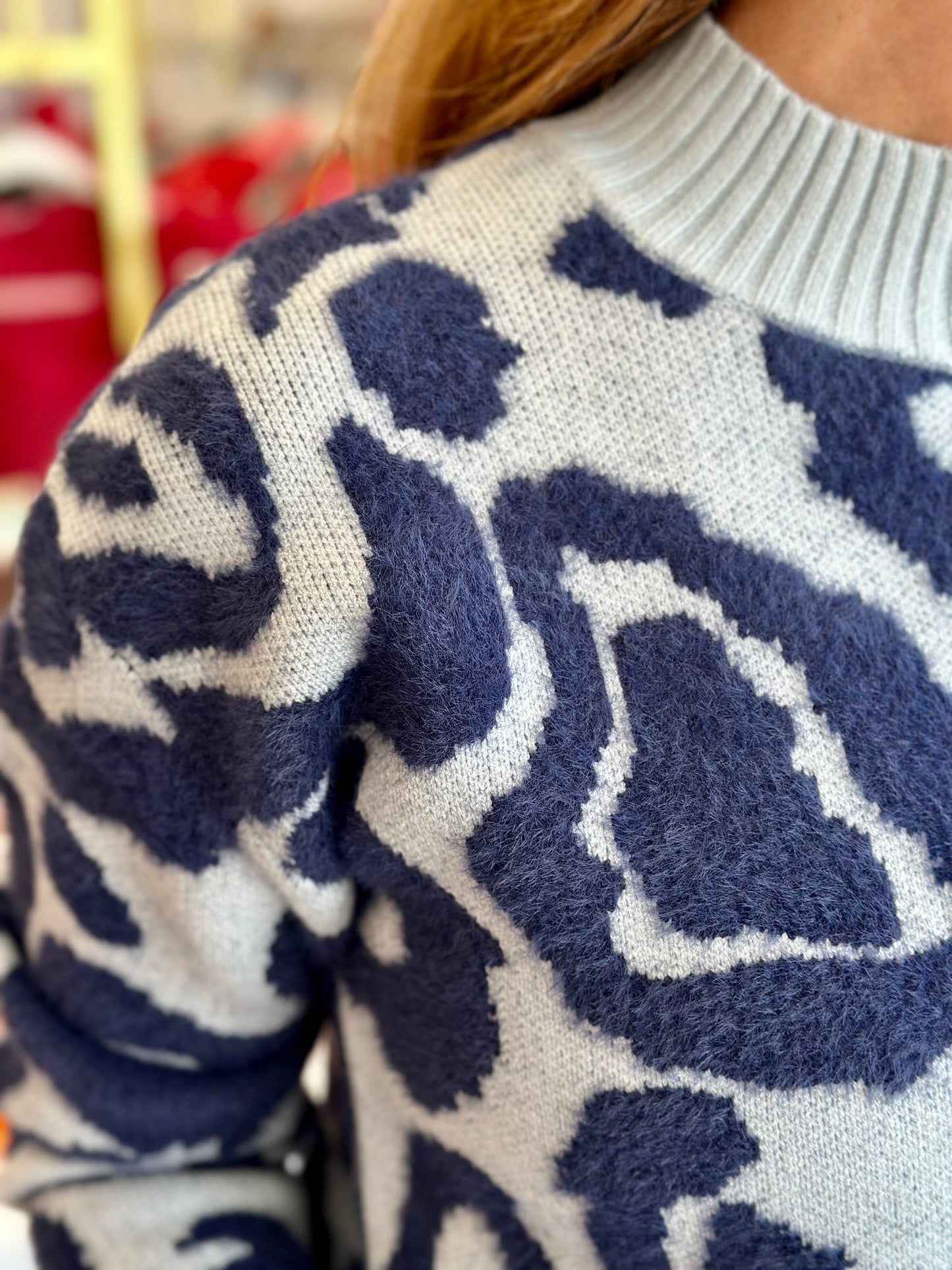 Zara Sweater in Navy/Blue