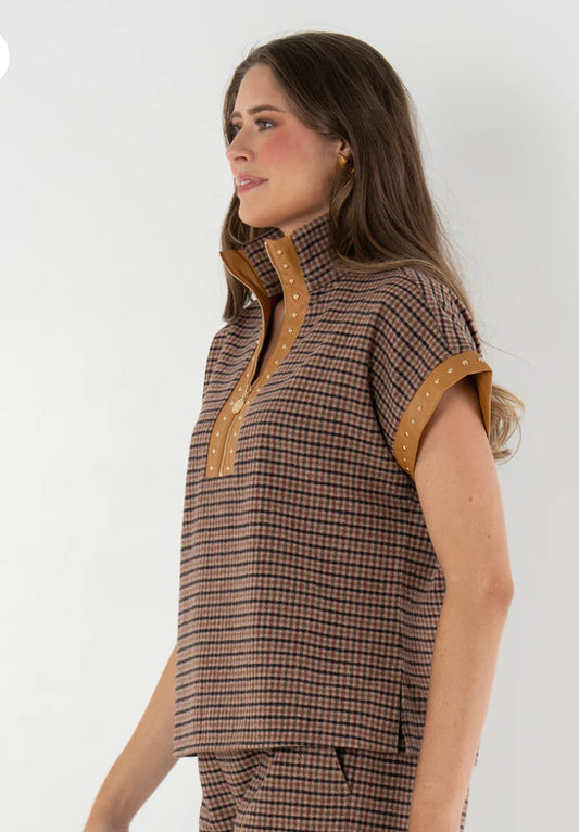Final Sale-Poppy Pullover in Tweed