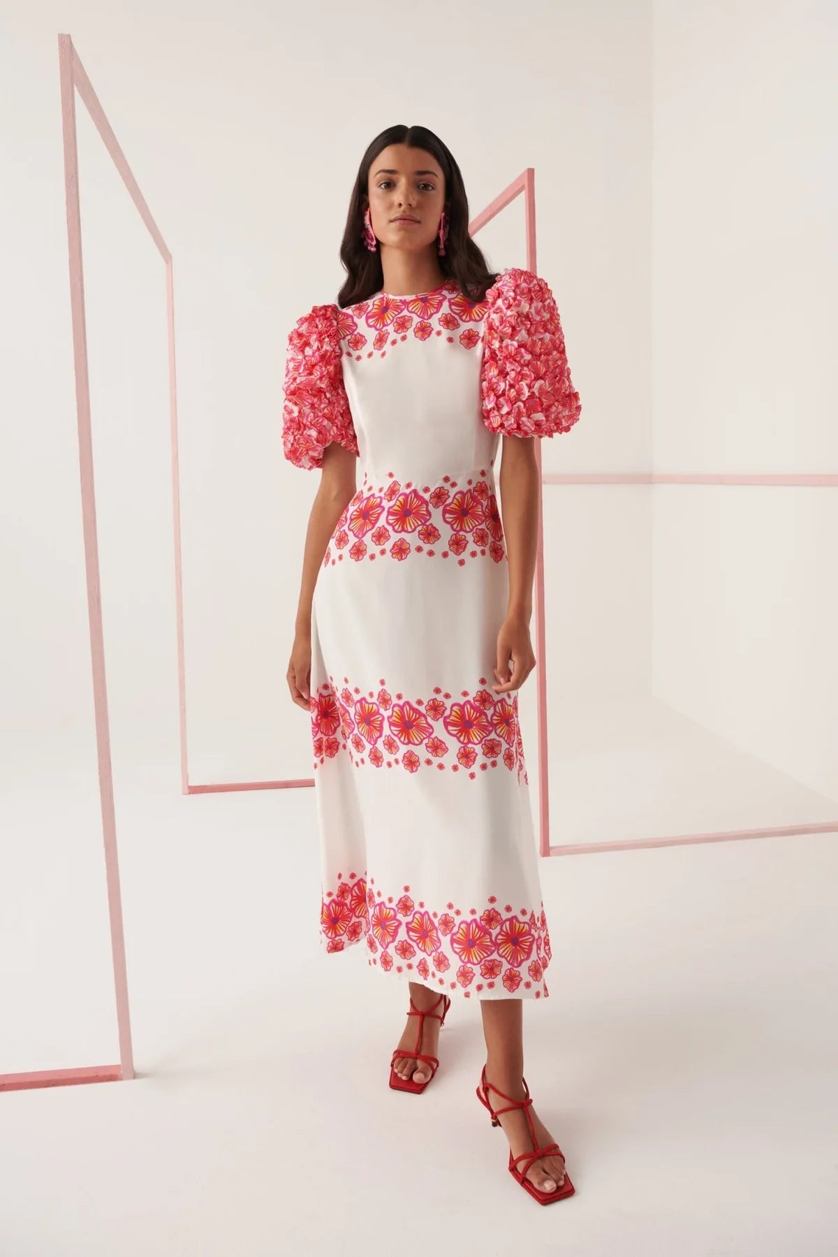 FINAL SALE NATURA FLORAL DRESS