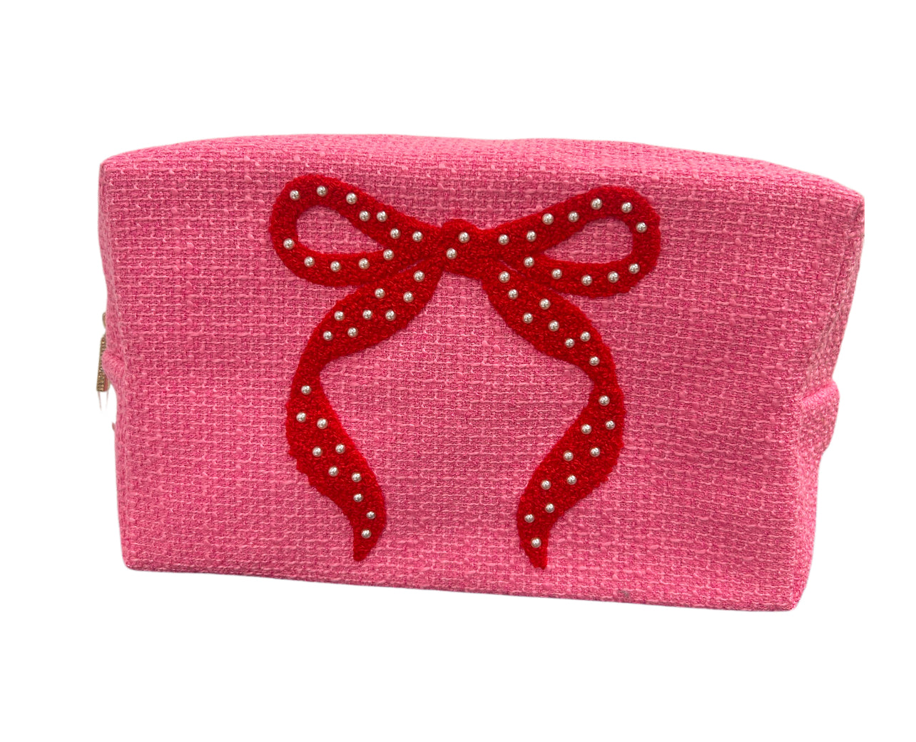 Tweed Bow Pouch
