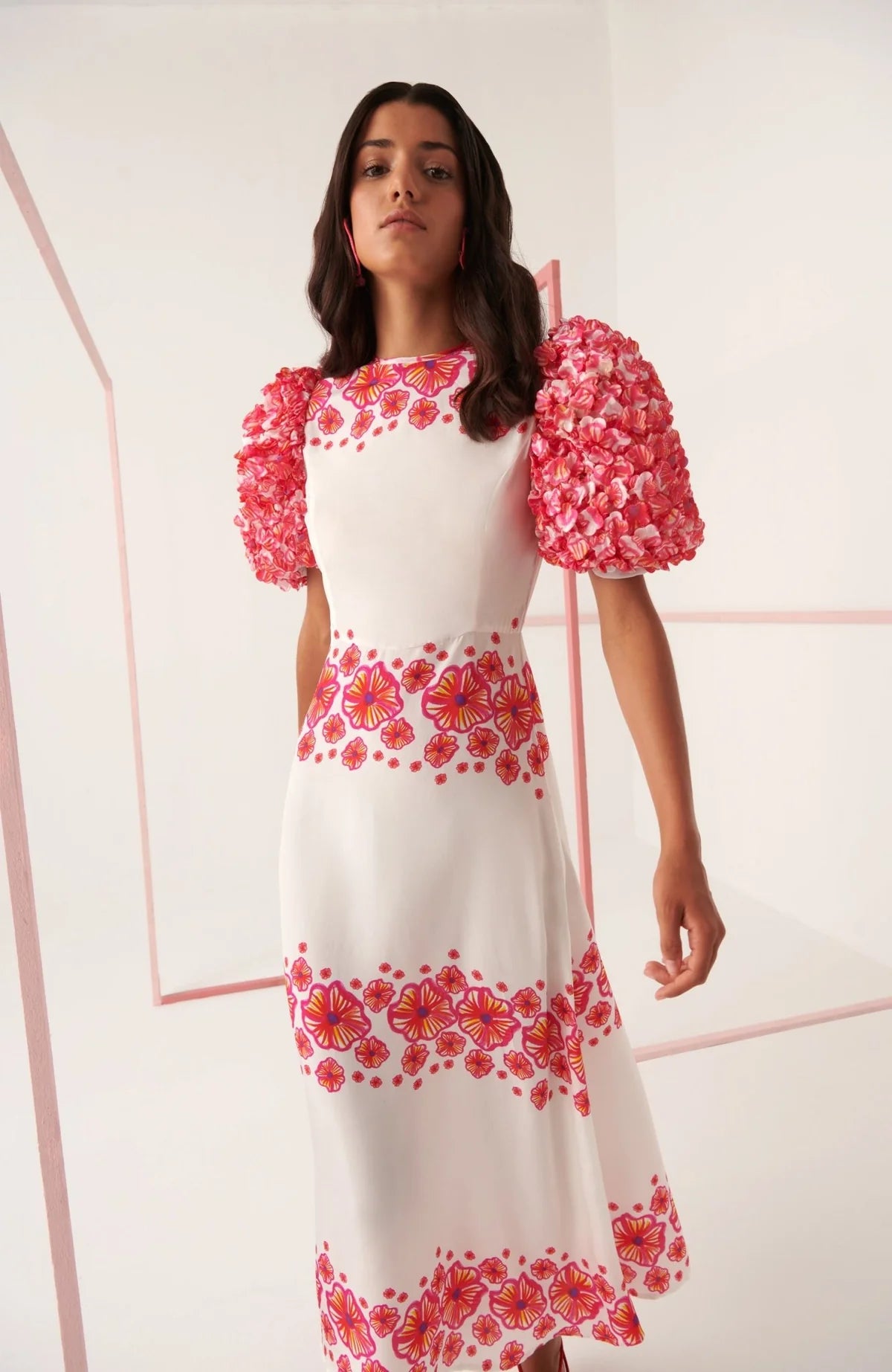 FINAL SALE NATURA FLORAL DRESS