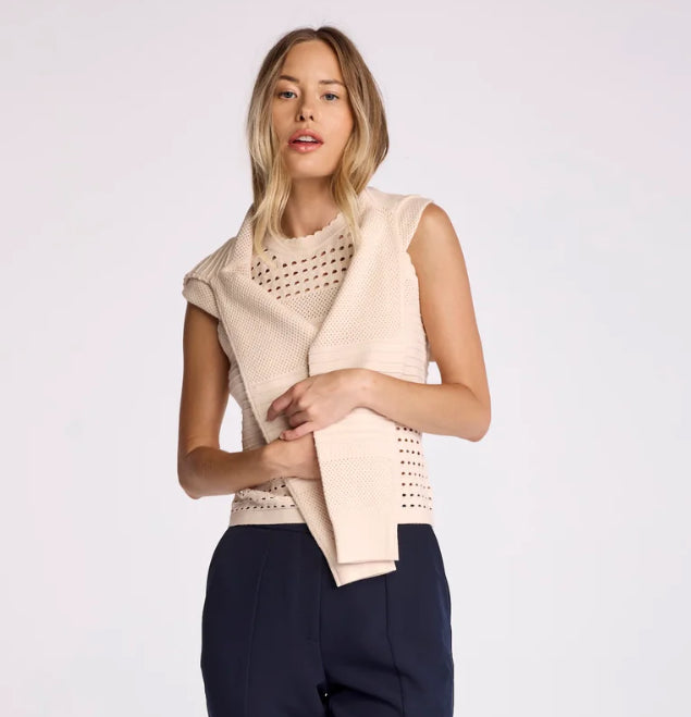 The Zane Tank in Cream