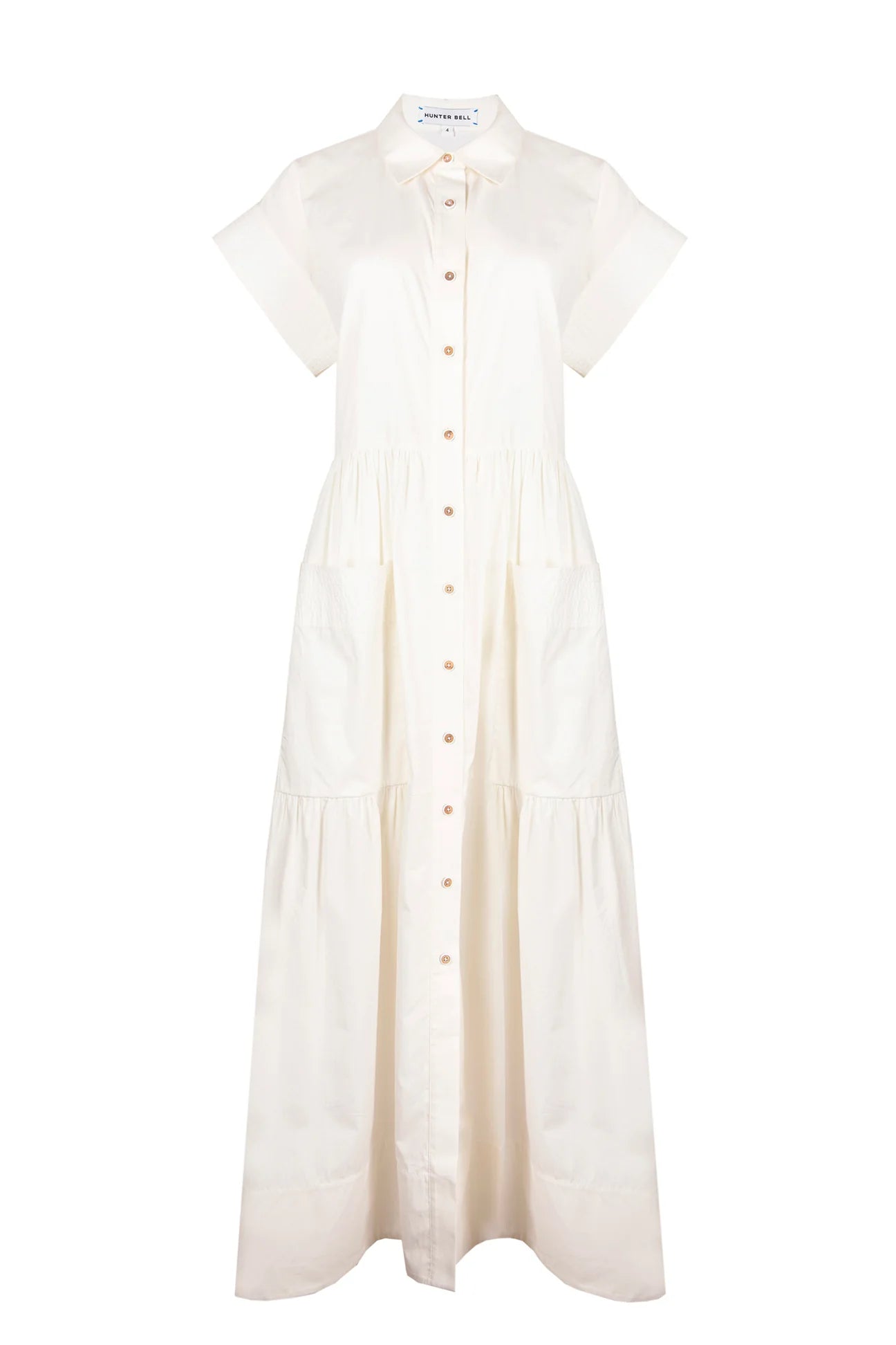 Sarah Dress in Bright White