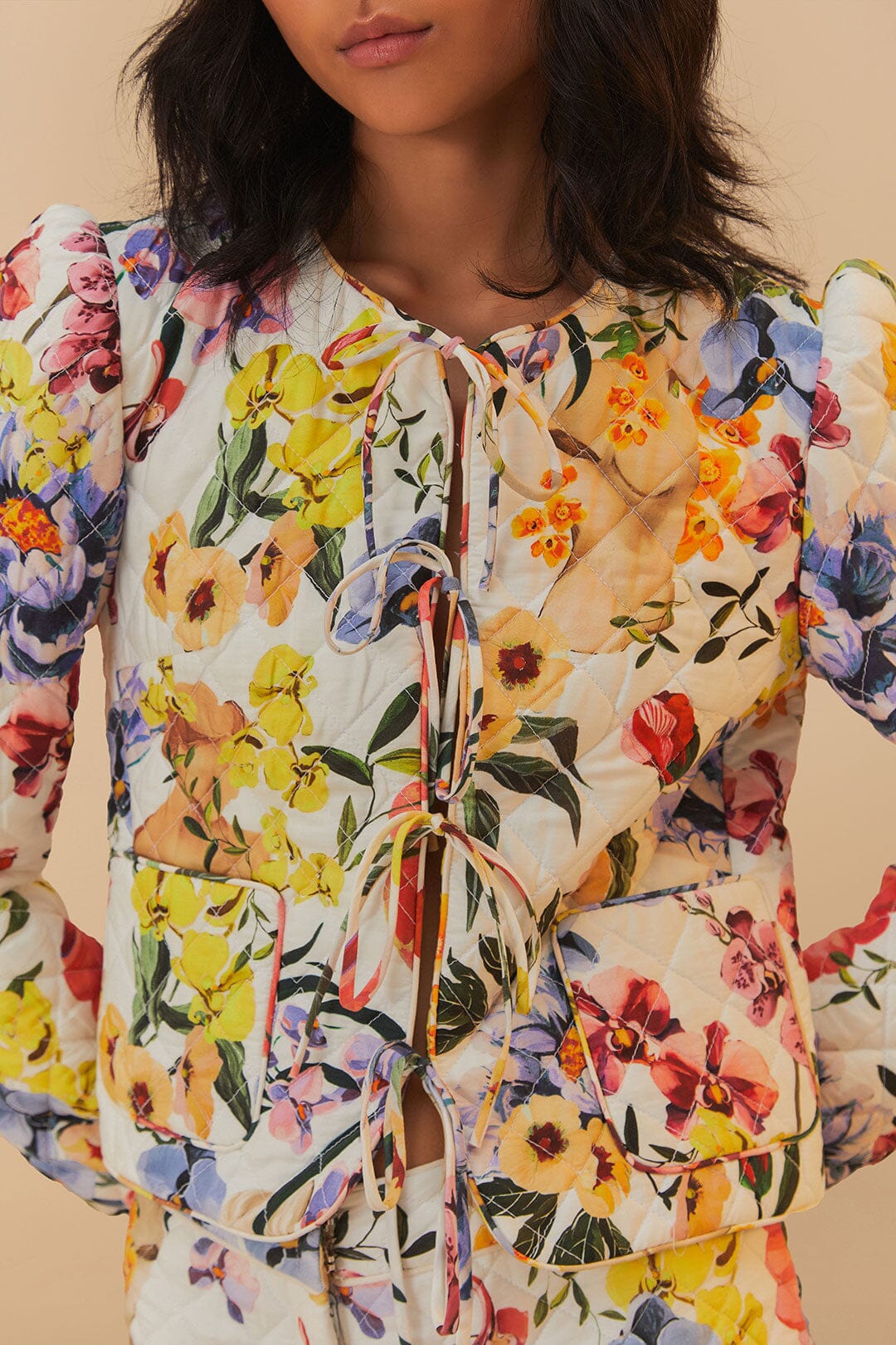 Greek Garden Off White Coat