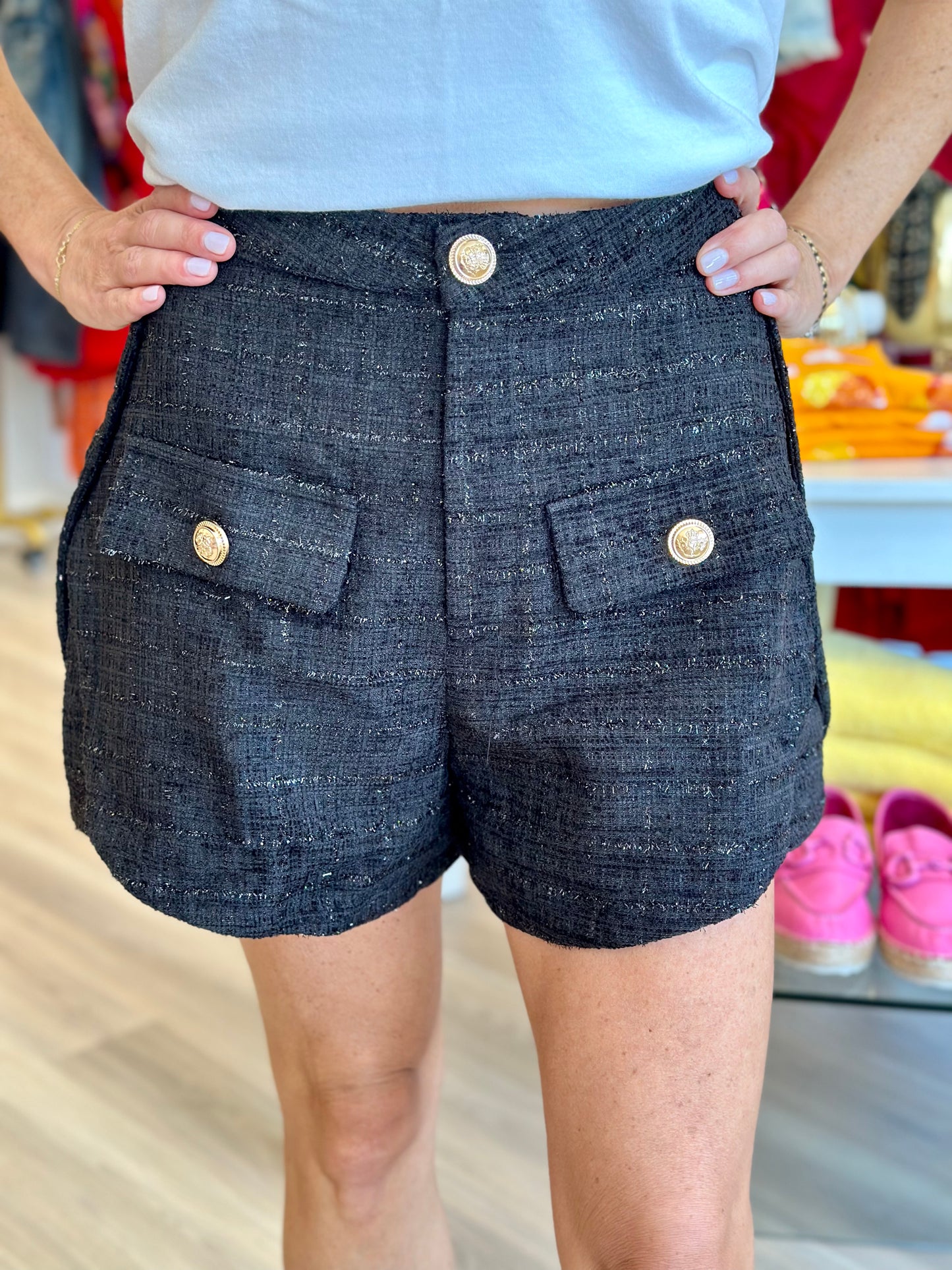 Mae Shorts in Black