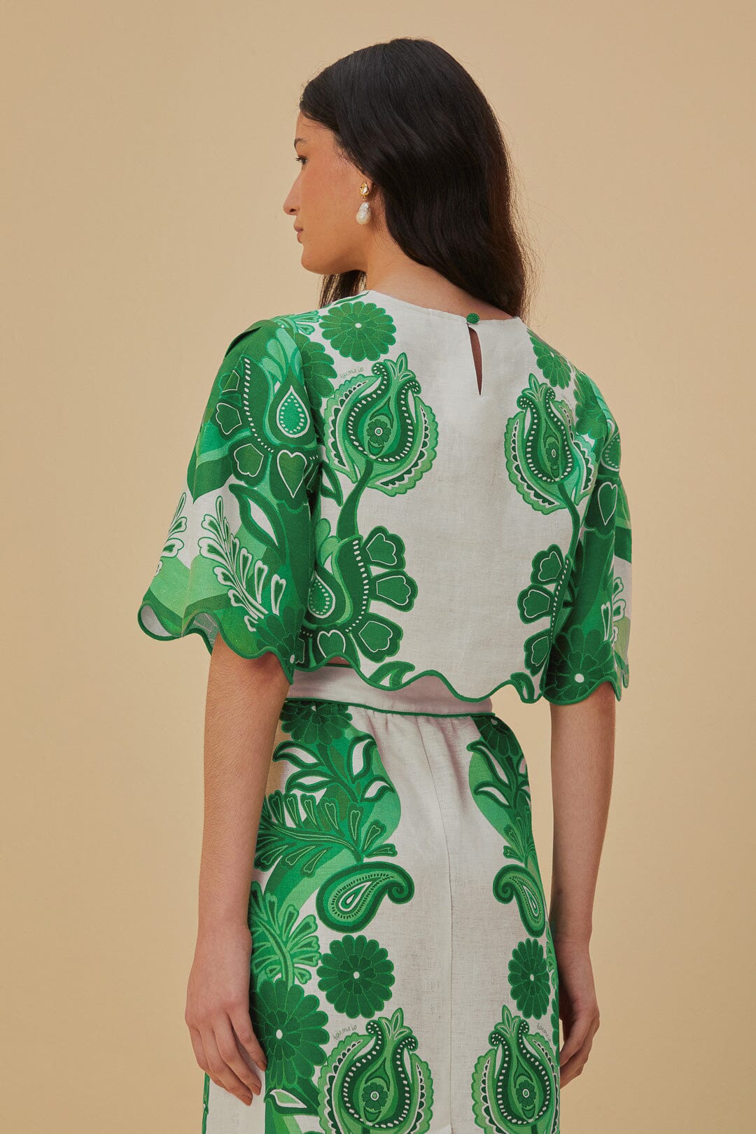 Color Festival Green Blouse