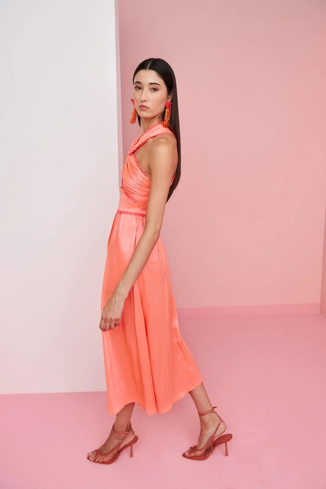 Avalon Dress in Orange