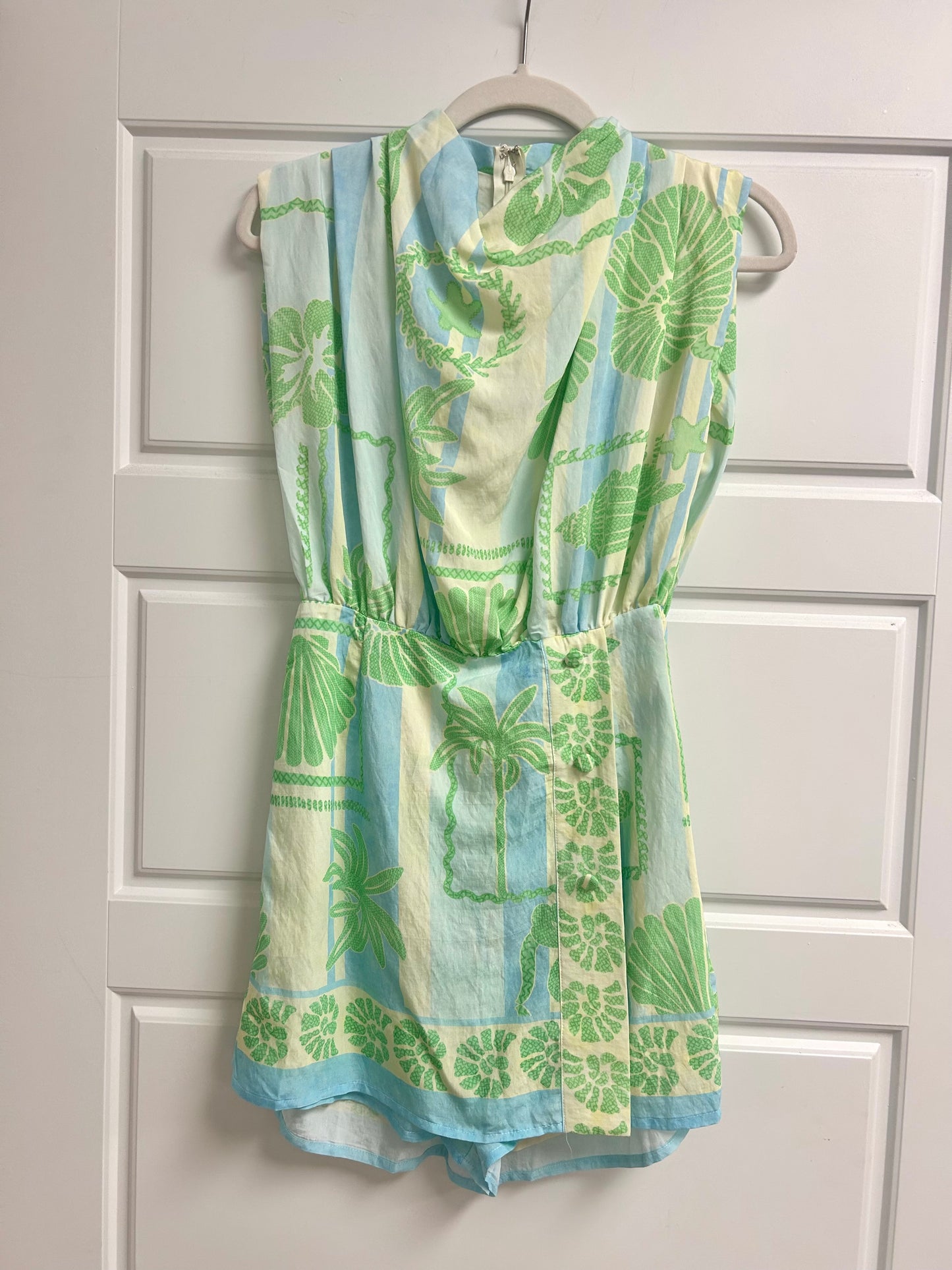 Lydia Seashell Drape Romper