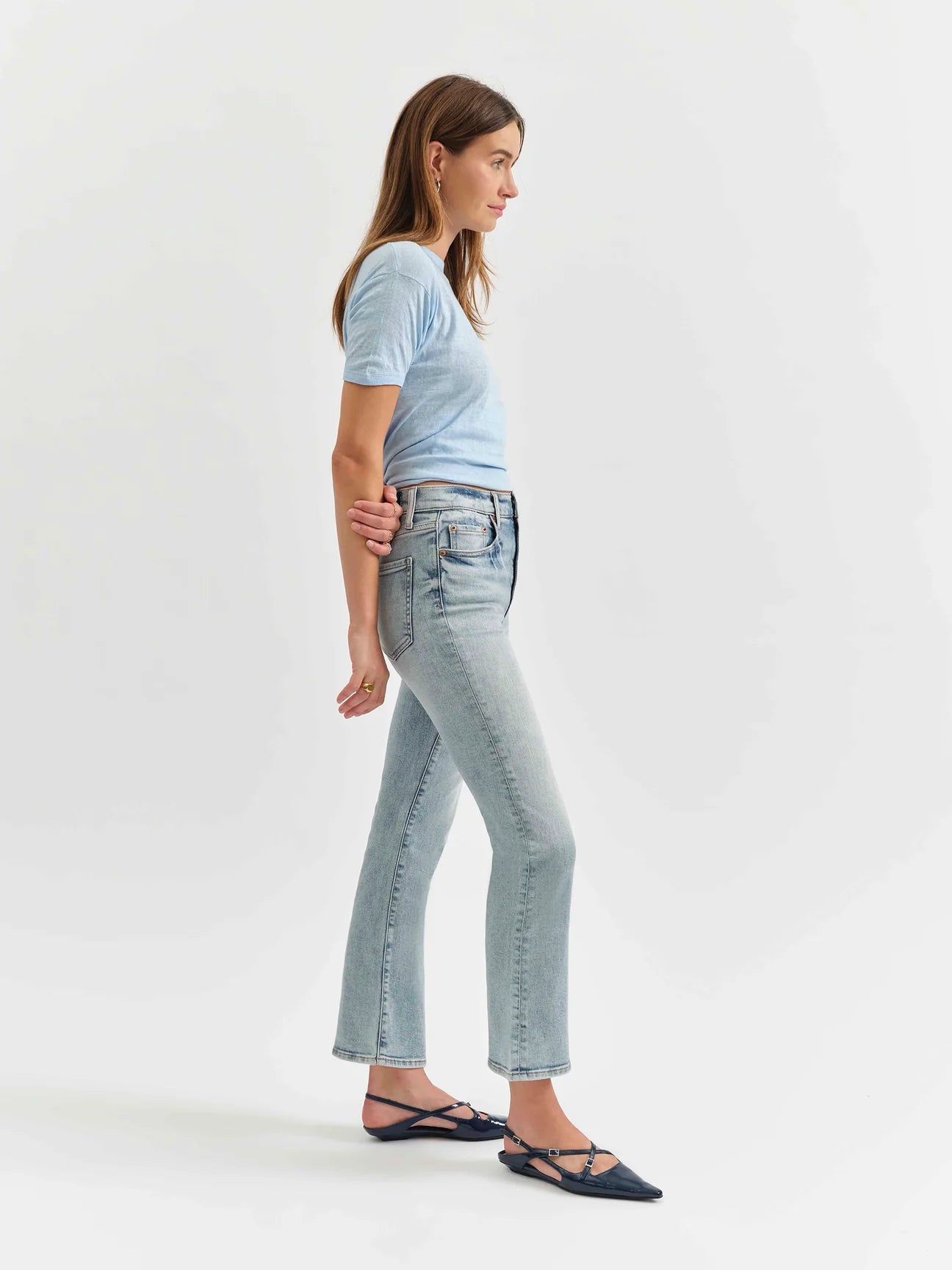 Shy Girl Crop Flare in Shy Girl crop flare in Miracle