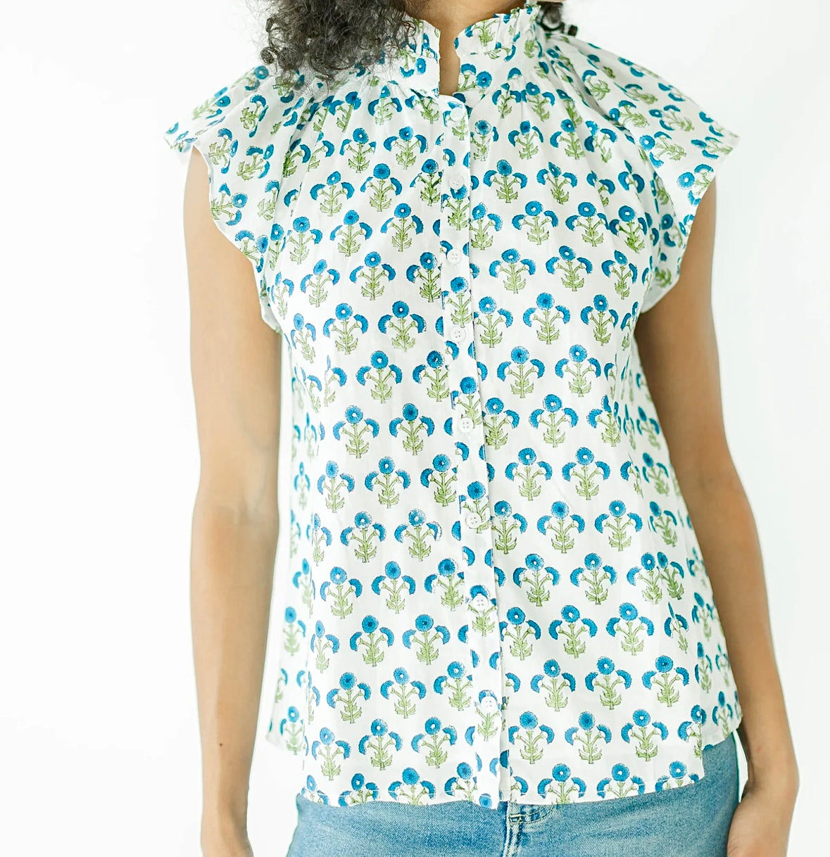 Bays Blouse in Buttercup