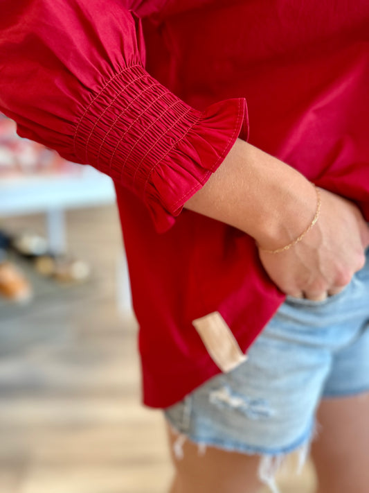 Kimberly Top in Red