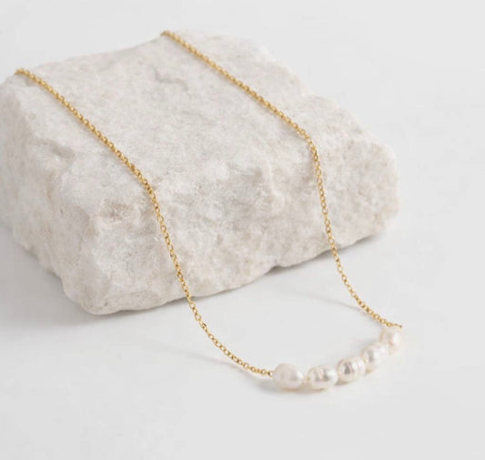 Goldie Golden Pearl Necklace